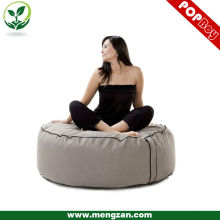 Multi-purpose rodada feijão saco pouf lounger, sofá de feijão macio sofá-cama